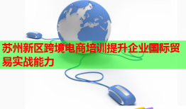 苏州新区跨境电商培训提升企业国际贸易实战能力