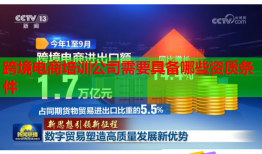 跨境电商培训公司需要具备哪些资质条件